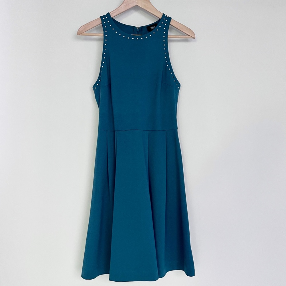 Mossimo Studded Teal Dress, NWT, M